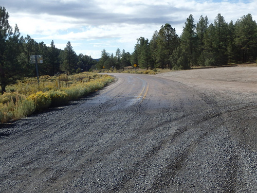 GDMBR: We came upon Paved Road and we changed to NM Hwy-547..
